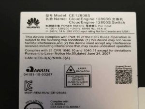 क्लाउडइंजन 12800 Huawei CE2808S Switch ycict