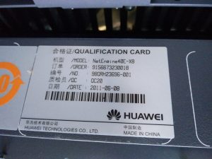 Huawei NetEngine40E-X8 Routeur HUAWEI NE40 ROUTEUR YCICT HUAWEI NE ROUTEUR NOUVEAU ET ORIGINAL