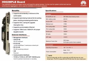 Huawei MPLB ボード YCICT MPLB MA5800 シリーズ OLT の価格と仕様