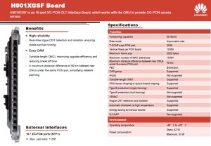Huawei XGSF Service Board YCICT Huawei XGSF Service Board قیمت و مشخصات جدید و اصلی برای MA5800 OLT