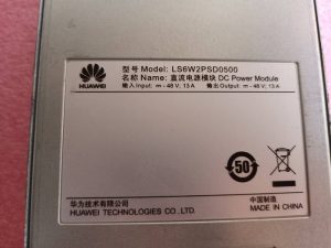 Módulo de alimentación YCICT Huawei LS6W2PSD0500