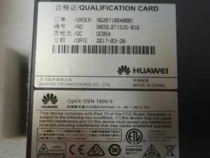 OSN de Huawei 1800 II YCICT Huawei OSN 1800 II PRECIO Y ESPECIFICACIONES HUAWEI OSN1800