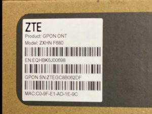 ZTE ZXHN F680 FTTH YCICT ZTE ZXHN F680 FTTH PRICE AND SPECS 4GE 1POTS AND WIFI 