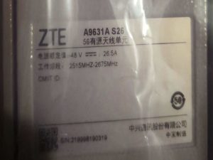 ZTE A9611A-S26 zte 5g ycict