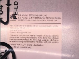 Huawei S5720SV2-28P-LI-AC Switch