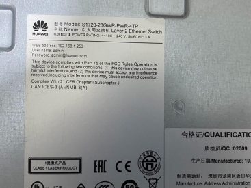 Huawei S1720-28GWR-PWR-4TP ycict